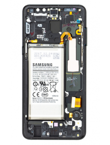 LCD-skärm + Touch Unit Samsung  Galaxy A8  A530 2018 - Svart (ny byteenhet)