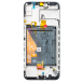 LCD-skärm + beröringsenhet + framsida Huawei Honor 8A - Svart (Service Pack)