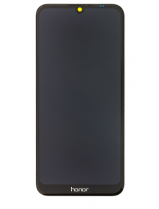 LCD-skärm + beröringsenhet + framsida Huawei Honor 8A - Svart (Service Pack)