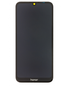 LCD-skärm + beröringsenhet + framsida Huawei Honor 8A - Svart (Service Pack)