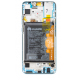 LCD-skärm + Touch Unit + Front Cover Huawei Honor 10 Lite - Himmel blå (Service Pack)
