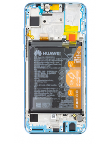 LCD-skärm + beröringsenhet + framsida Huawei Honor 10 Lite - Safirblå (Service Pack)