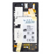 LCD-display + Touch Unit + Front Skal till Nokia Lumia 520 - Svart