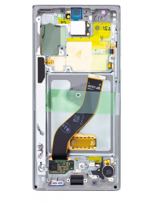 LCD-display + Touch Unit Samsung Galaxy Note 10 N970 - Silver (Service Pack)