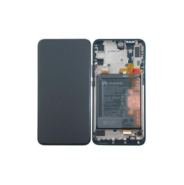 LCD-skärm + beröringsenhet + framsida Huawei P Smart Z - Grön (Service Pack)