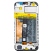 LCD Display + Touch Unit + Fram Skal Huawei Y5 2019 - Svart (Service Pack)