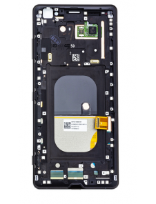 LCD-display + Touch Unit + Framsida SonyXperia XZ3  H9436 - Svart (Service Pack)