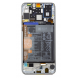 LCD-skärm + beröringsenhet + framsida Huawei P30 Lite - vit (Service Pack)