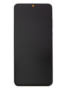 LCD-skärm + beröringsenhet + framsida Huawei P30 Lite - vit (Service Pack)