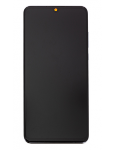 LCD-skärm + beröringsenhet + framsida Huawei P30 Lite - vit (Service Pack)