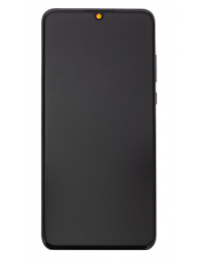 LCD-skärm + pekdon + framsida Huawei P30 Lite - Svart (Service Pack)
