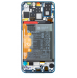 LCD-display + Touch Unit + Framsida Huawei P30 Lite - Blå (Service Pack)