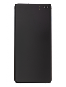 LCD-display + Touch Unit Samsung Galaxy S10 Plus G975 - Prism blå (Service Pack)