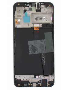 LCD-display + Touch Unit Samsung Galaxy A10 A105 - Svart (Service Pack)