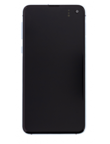 LCD-skärm + Touch Unit Samsung Galaxy S10e G970  - Blå (Service Pack)