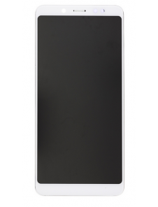LCD-skärm + beröringsenhet + framsida för Xiaomi Redmi Note 5 - Vit