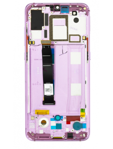 LCD-display + Touch Unit + Framsida för Xiaomi Mi 9 - Lila