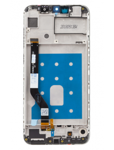 LCD-display + beröringsenhet + framsida Huawei Y7 2019 - Blå