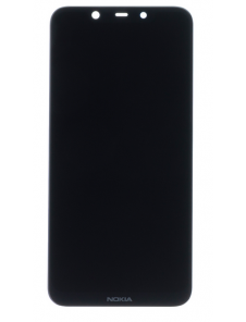 Touch Unit + LCD-display Nokia 8.1 - Svart