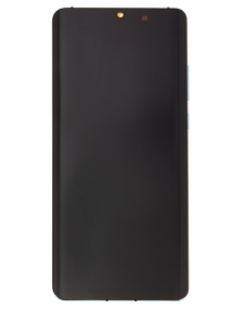 LCD-skärm + peksenhet + framsida Huawei P30 Pro - Aurora blå (Service Pack)