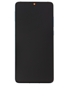 LCD-skärm + beröringsenhet + framsida Huawei P30 - Aurora blå (Service Pack)