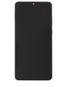 LCD-skärm + beröringsenhet + framsida Huawei P30 - Aurora blå (Service Pack)
