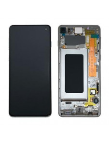 LCD-display + Touch Unit Samsung Galaxy S10 G973 - Blå (Service Pack)