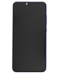 LCD-skärm Touch Unit Framsida för Xiaomi Mi 8 Lite - Blå (Service Pack)