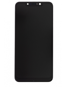 LCD-display + Touch Unit + Framsida för Xiaomi Pocophone F1 - Svart (Service Pack)