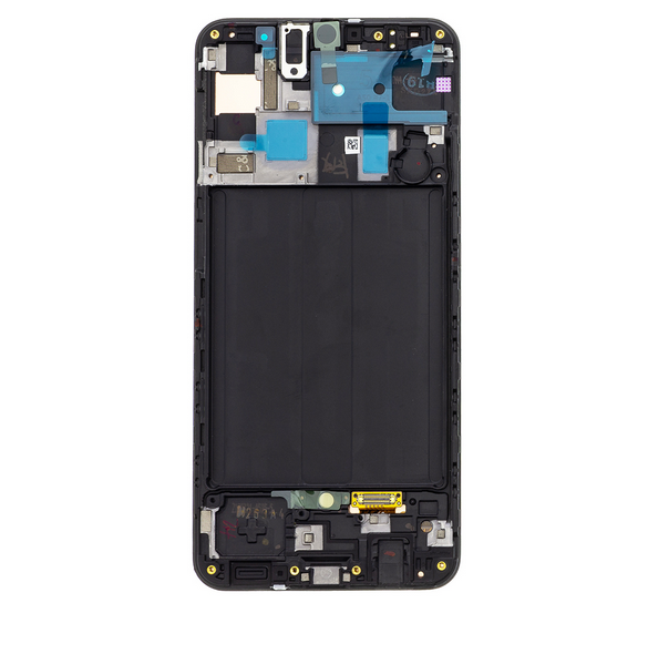 LCD-display + Touch Unit Samsung Galaxy A50 A505 - Svart (Service Pack)