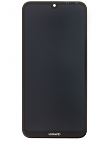 LCD-display + Touch Unit + Framsida Huawei Y7 2019 - Svart (Service Pack)
