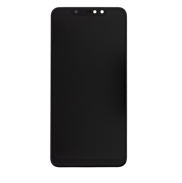LCD-display + Touch Unit + Framsida för Xiaomi Redmi Note 6 Pro - Svart (Service Pack)