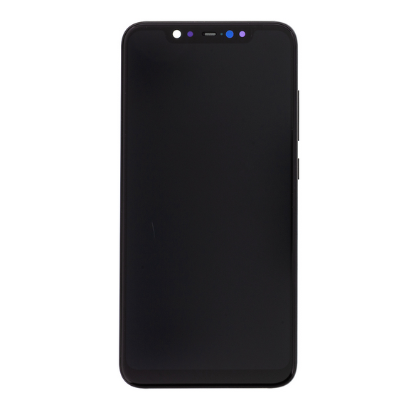 LCD-display + Touch Unit + Framsida för Xiaomi Mi 8 - Svart (Service Pack)