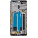 LCD-skärm + beröringsenhet + framsida Sony Xperia L3 I4312 - Svartguld (Service Pack)
