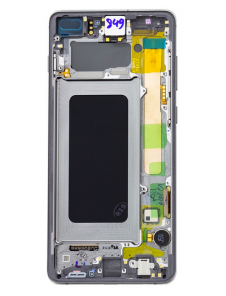 LCD-display + Touch Unit Samsung Galaxy S10 Plus G975 - Svart (Service Pack)