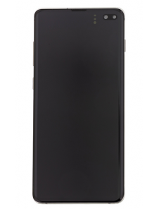 LCD-display + Touch Unit Samsung Galaxy S10 Plus G975 - Svart (Service Pack)
