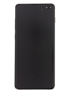 LCD-display + Touch Unit Samsung Galaxy S10 Plus G975 - Svart (Service Pack)