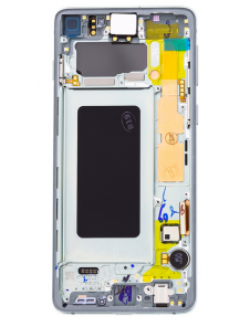 LCD-skärm + Touch Unit Samsung Galaxy S10 G973 - Grön (Service Pack)