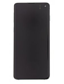 LCD-skärm + Touch Unit Samsung Galaxy S10 G973 - Grön (Service Pack)