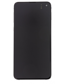 LCD-skärm + Touch Unit Samsung Galaxy S10e G970 - Vit (Service Pack)