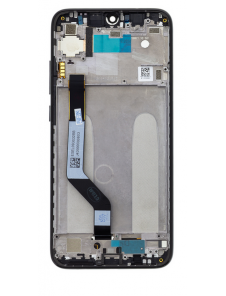 LCD-skärm + beröringsenhet + framsida för Xiaomi Redmi Note 7 - Svart