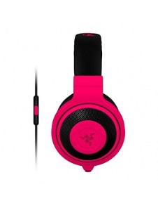 Razer Kraken Mobile - Analoga Gaming och Musikhörlurar Neon Röd