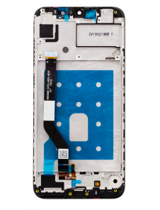 LCD-skärm + beröringsenhet + framsida Huawei Y7 2019 - Svart