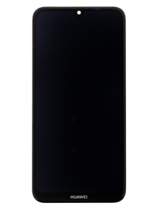 LCD-skärm + beröringsenhet + framsida Huawei Y7 2019 - Svart