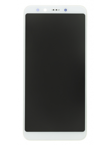LCD-display + Touch Unit + Framsida för Xiaomi Mi A2 - Vit