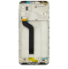 LCD-display + Touch Unit + Framsida för Xiaomi Mi A2 Lite - Svart