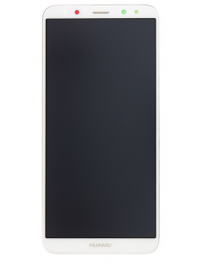 LCD-display + Touch Unit + Framsida Huawei Mate 10 Lite - Vit
