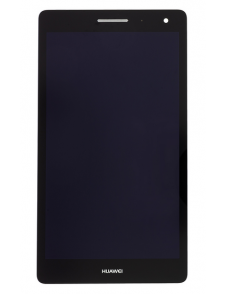 LCD-skärm + beröringsenhet + framsida Huawei Mediapad T3 7 3G - BG2-W09 - Svart (Service Pack)