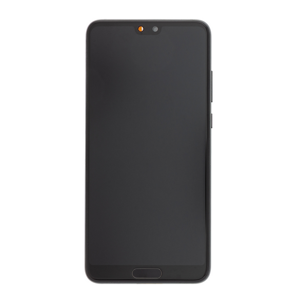 LCD-display + Touch Unit + Framsida Huawei P20 - Svart