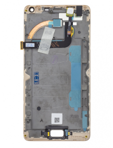 LCD-display + Touch Unit + Framsida Lenovo P1 / P1 Pro - Guld